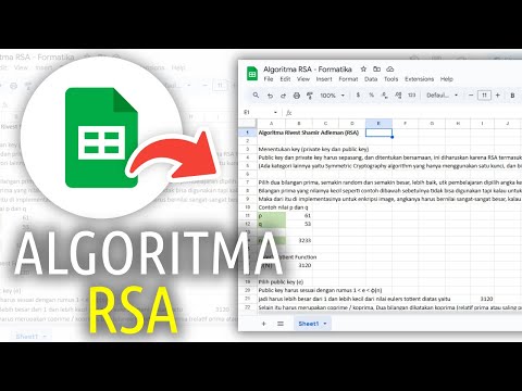 Perhitungan Algoritma Rivest Shamir Adleman (RSA)