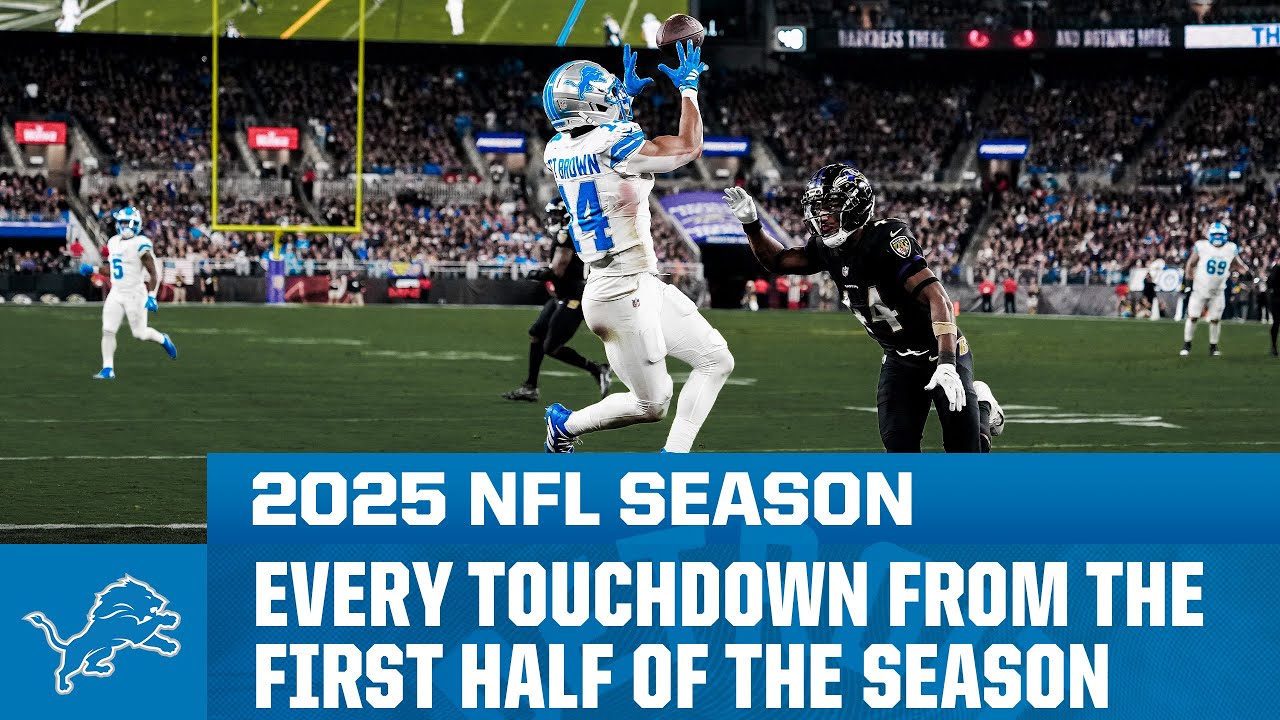 2025 NFL Season: Lions' First-Half Touchdowns ๐