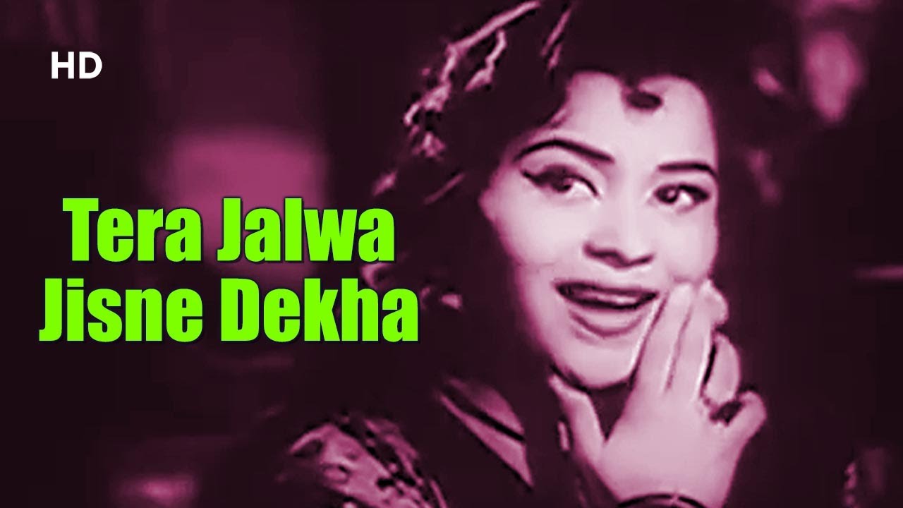 Tera Jalwa Jisne Dekha | Ujala (1959) | Lata Mangeshkar | Kumkum| Shankar Jaikishan