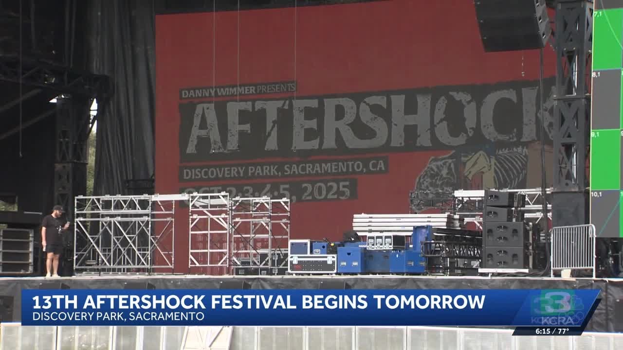 Final Preparations for Aftershock Festival at Discovery Park ๐ธ
