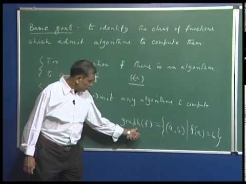 Mod-01 Lec-01 What is theory of computation?