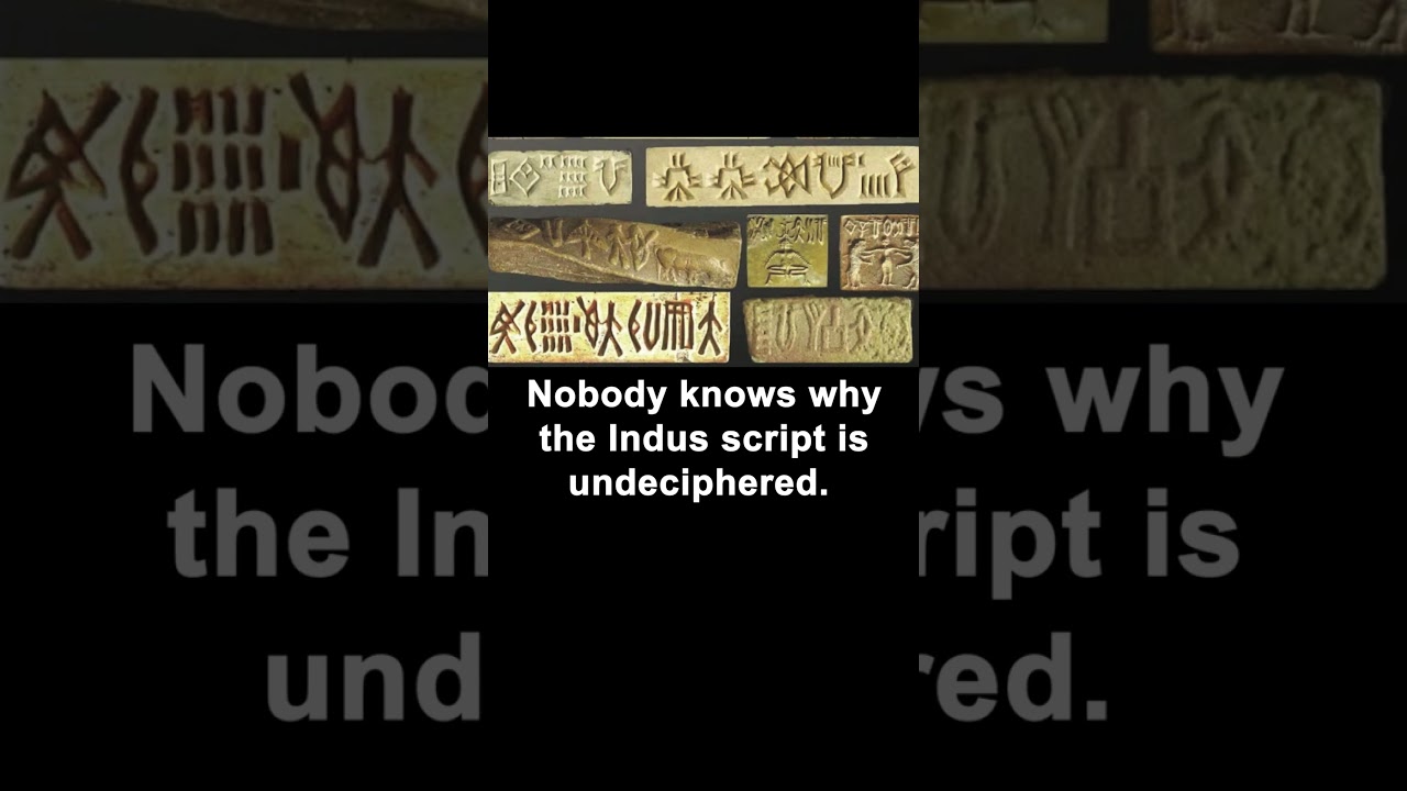 Unraveling the Mystery: Why the Indus Script Remains Undeciphered 🗝️