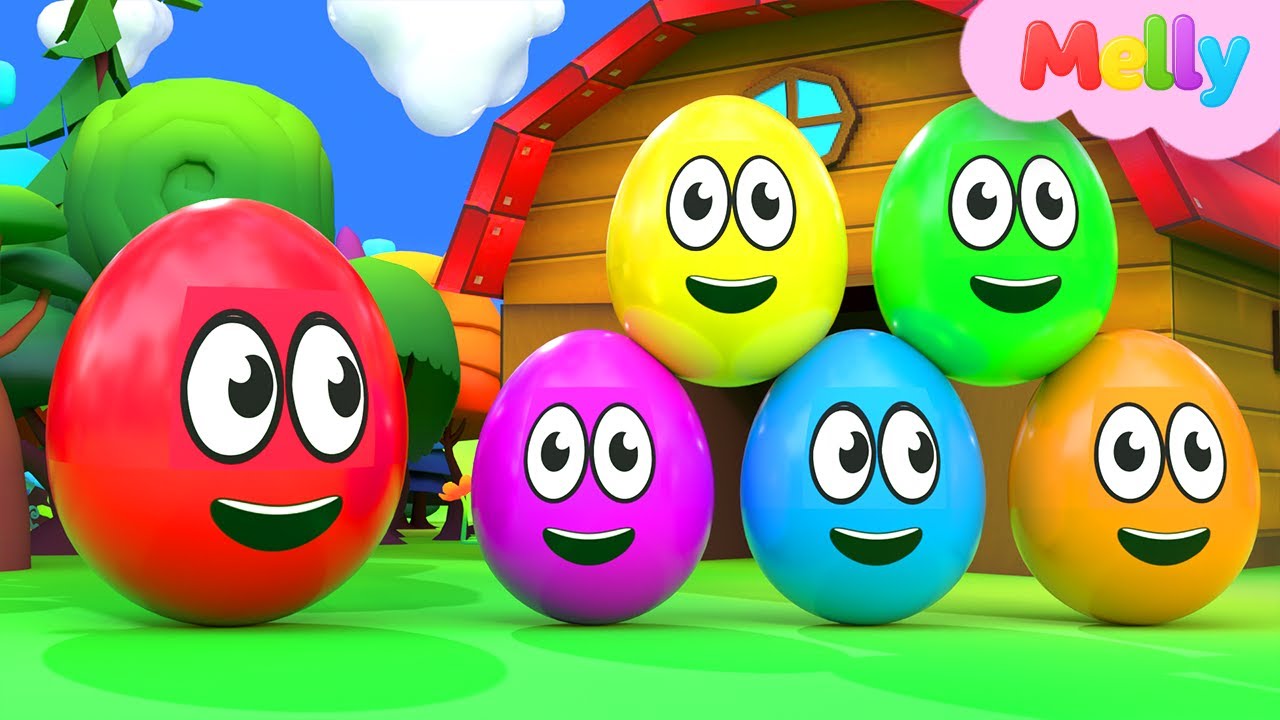 Fun Colors & Numbers Song for Kids | Colorful Eggs on the Farm 🥚