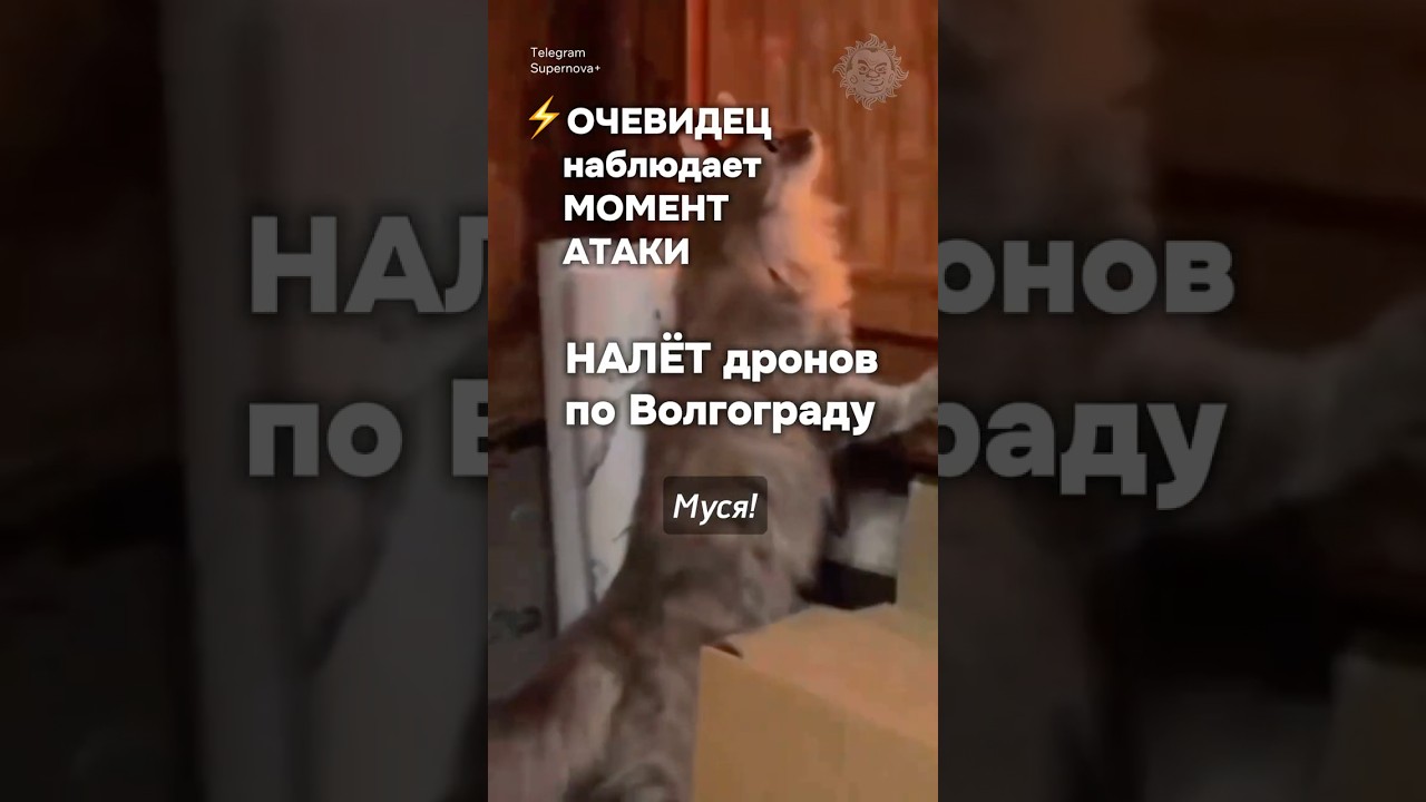 Атака БПЛА на нефтеперерабатывающий завод в Волгограде ⚡️