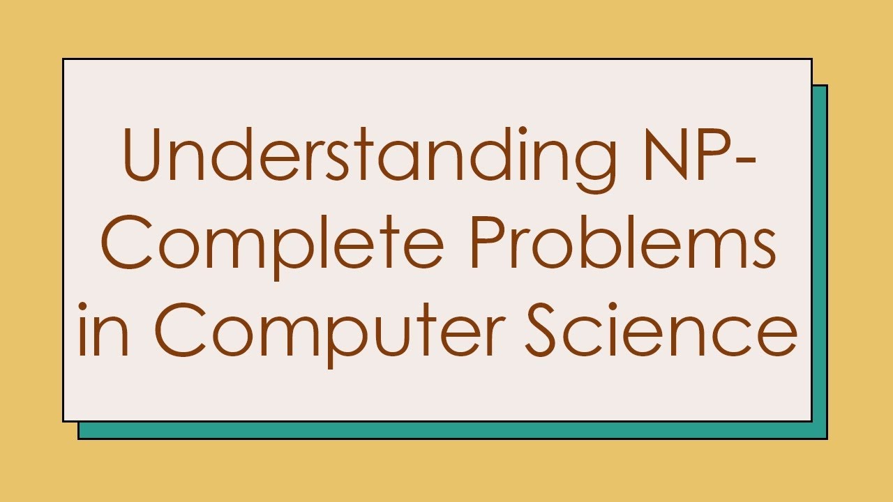 Mastering NP-Complete Problems: The Key to Complex Computations 🔑