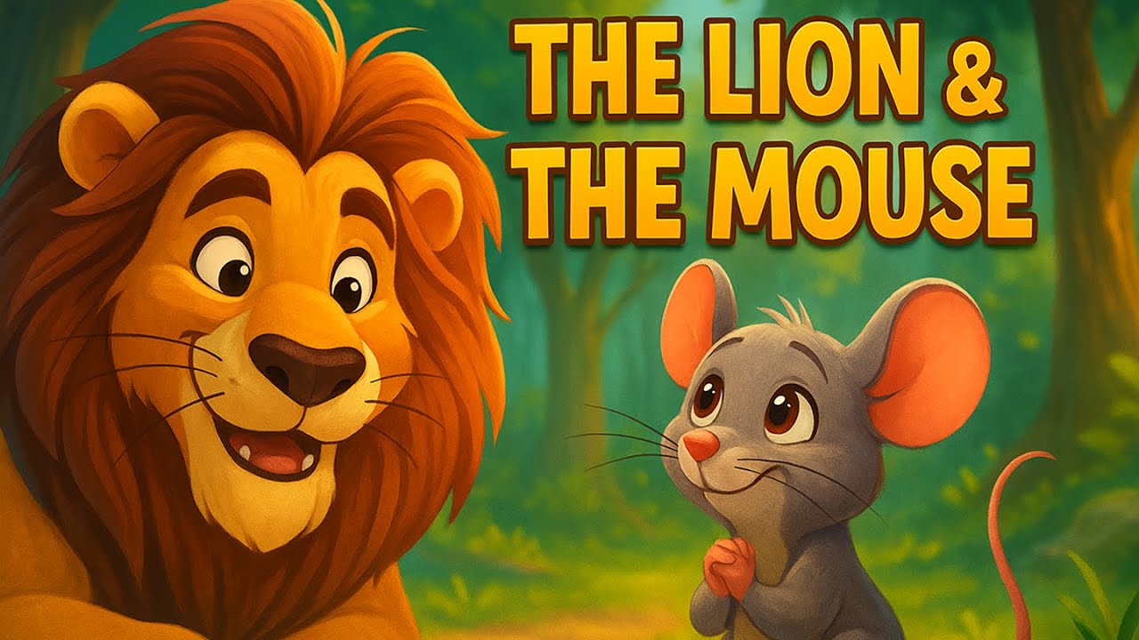 The Lion and the Mouse 🦁🐭 | Kids' Bedtime Story