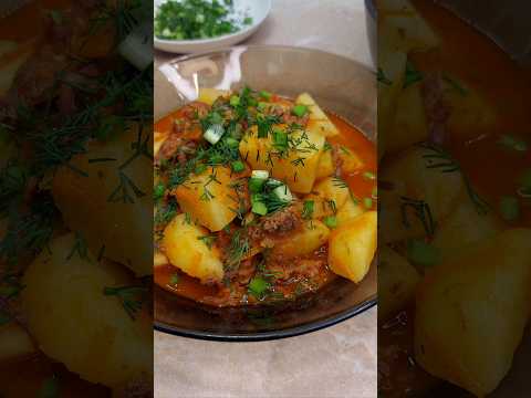 Картошка с тушёнкой #shorts #short #shortsvideo #shortvideo