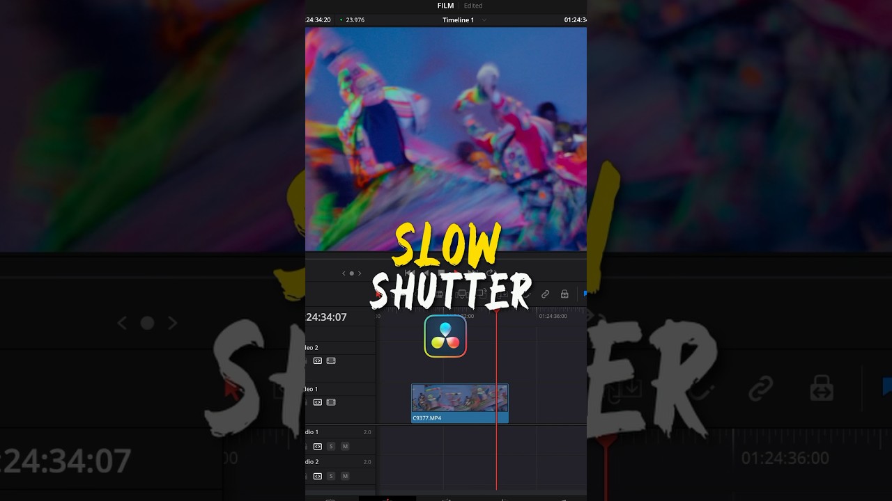 DaVinci Resolve: Slow Shutter Effect 🎥