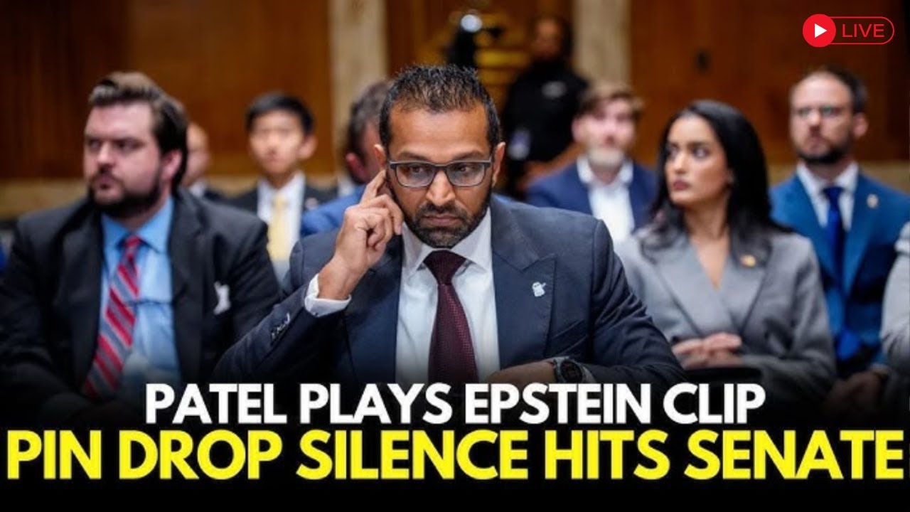 Breaking News LIVE: Epstein Clip Shocks Congress & FBI Hearing Highlights 🔥