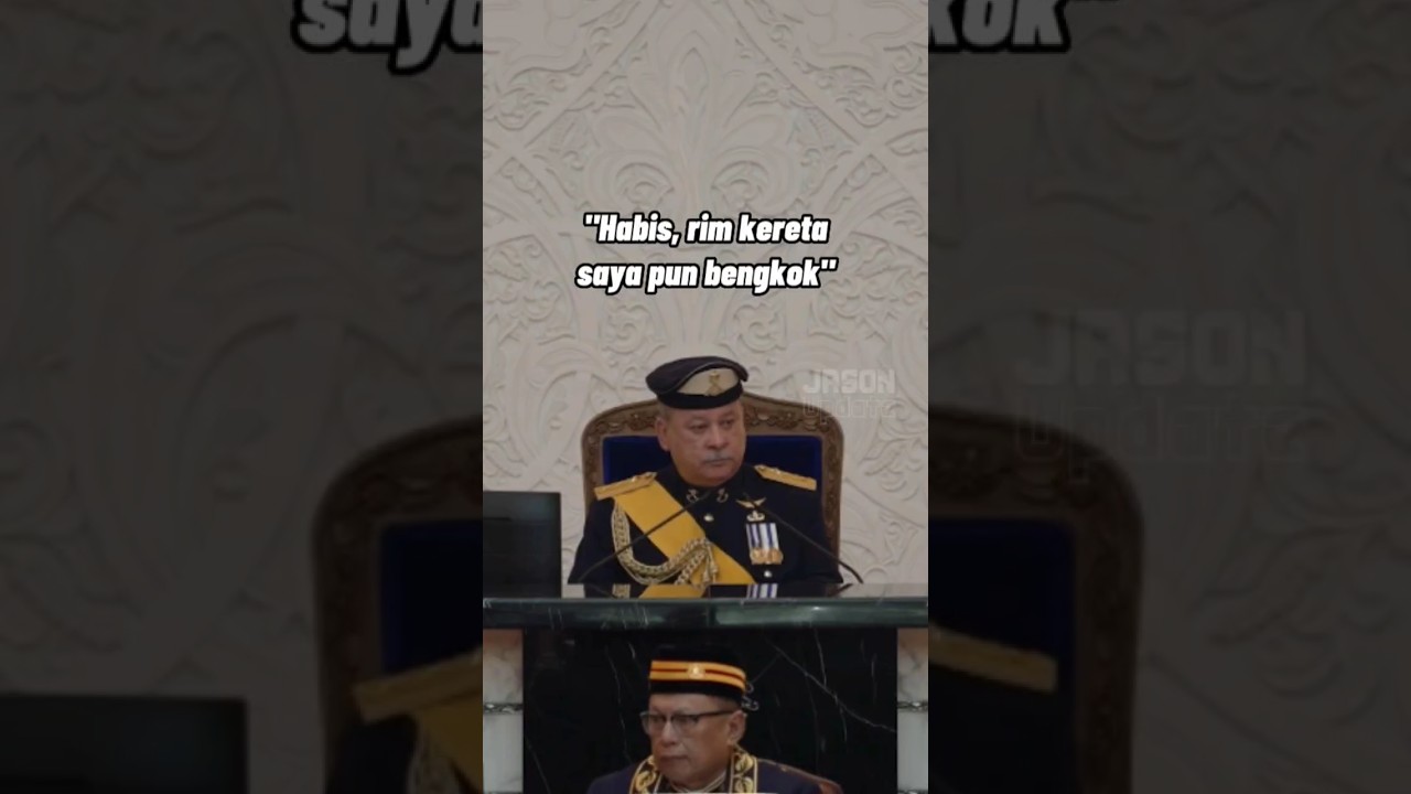 Sultan Johor: Rim Kereta Bengkok Setelah Insiden