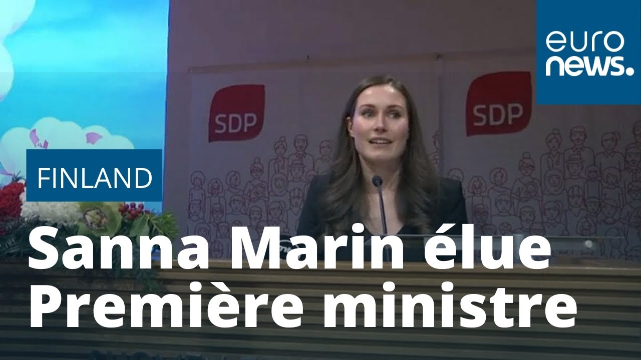 A 34 Sanna Marin, 34 ans, devient la plus jeune Première ministre de Finlande 🇫🇮