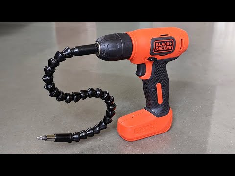 Flexible Shaft Drill/Screwdriver Attachment !