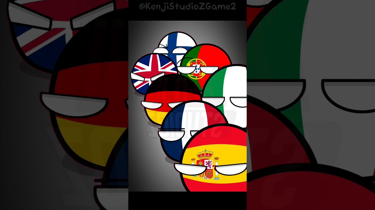 Eternal Enemies || Spain Vs Morocco || [ CountryBalls ] || #countryballs #shorts