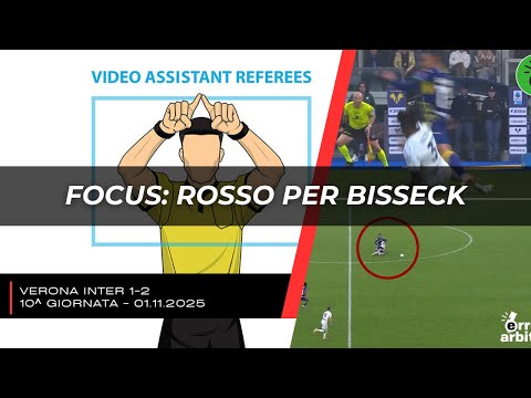 Verona Inter 1-2 | il mancato rosso a Bisseck: DOGSO? Moviola.