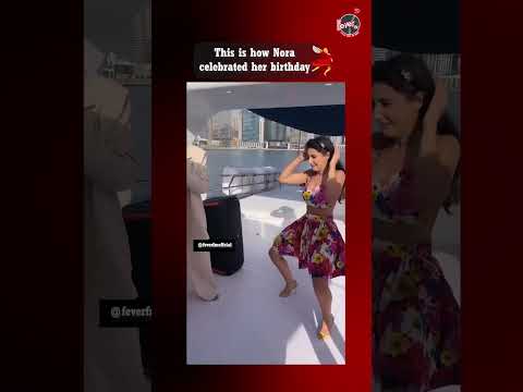 Have You Seen Nora's Special Birthday Dance Step #norafatehi #bollywood #feverfm