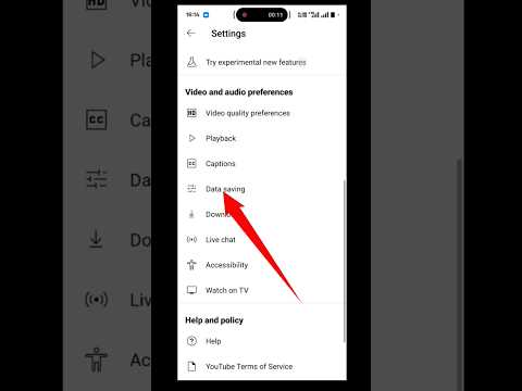 Youtube Data Saver Settings | how to on youtube data saving mode #shorts