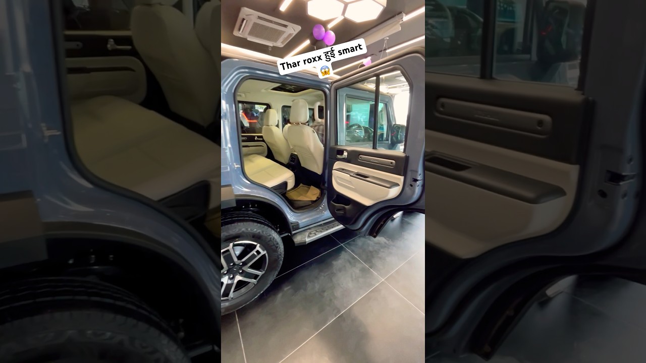 Mahindra Thar Roxx: Unique 5-Door & MX5 Petrol 🚗