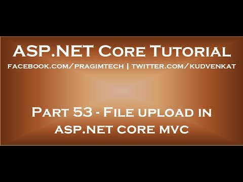ASP.NET Core MVC File Upload Guide 📁