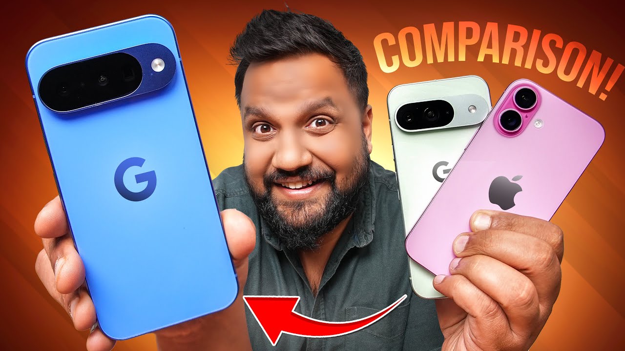 Pixel 10 vs iPhone 16 vs Pixel 9 Detailed Comparison!