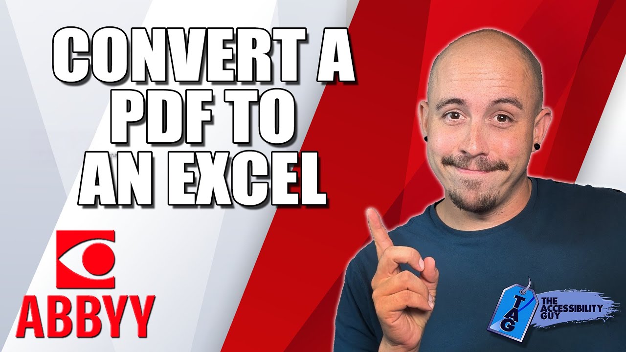 Convert PDF to Excel with ABBYY FineReader π