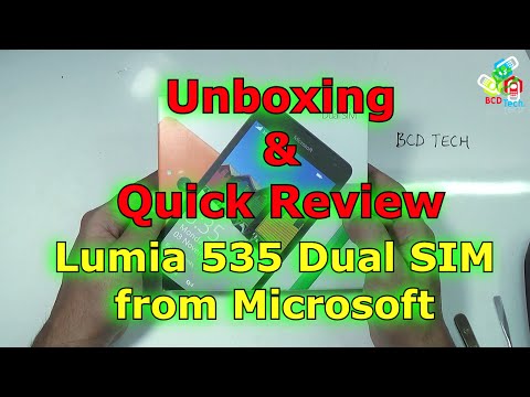 Microsoft Lumia 535 unboxing and Quick Review