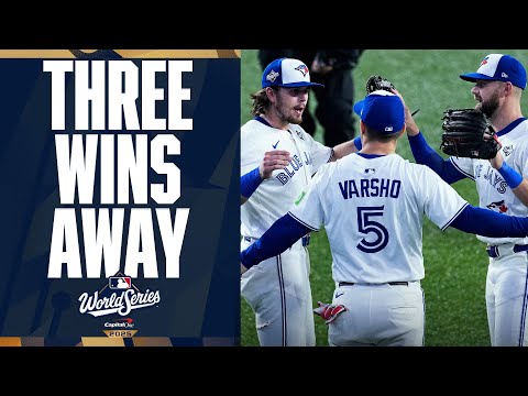 FINAL OUT: Blue Jays win their first World Series game since 1993!