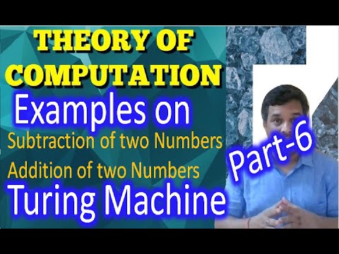 Examples on Turing Machine ( Part 6) || ToC || Studies Studio