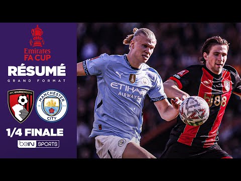 Résumé : HAALAND blessé mais buteur, MAN CITY se qualifie pour les ½ finales !