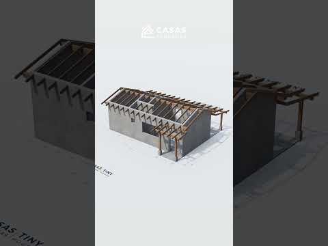 👉 Casa Pequeña de 10x5 Metros con Diseño Increíble y Funcional 🏡✨