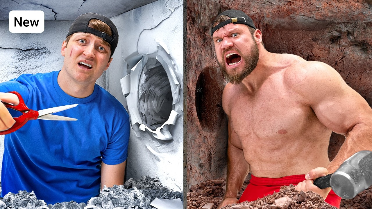 100 Paper vs Rock: 100 Layers Challenge ๐ชจ๐