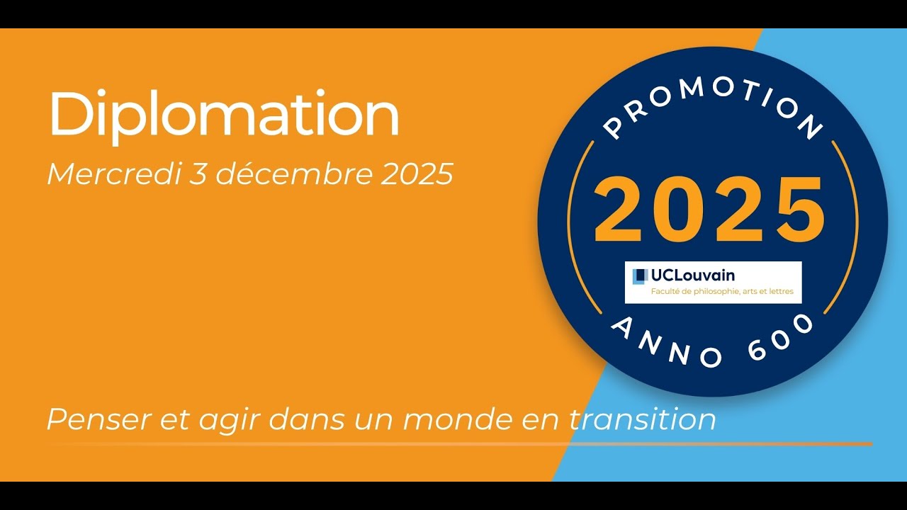 Diplomation 2025 à l'UCLouvain 🎓