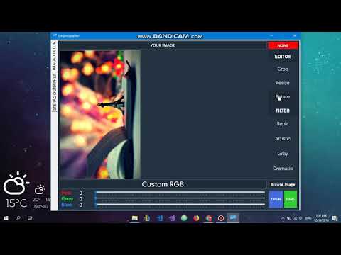 Ứng dụng chỉnh sửa và giấu tin trong ảnh [Steganography-and-Editor-Image]