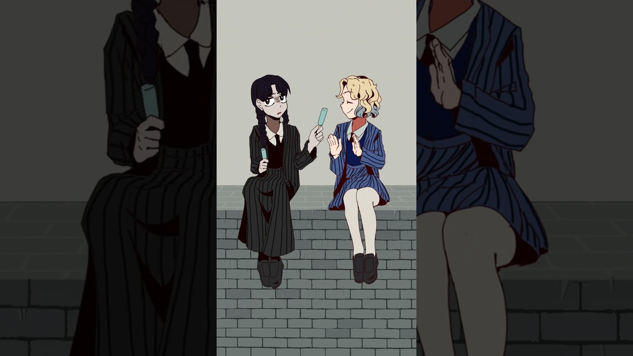 Wednesday & Enid's Mood in Animation π