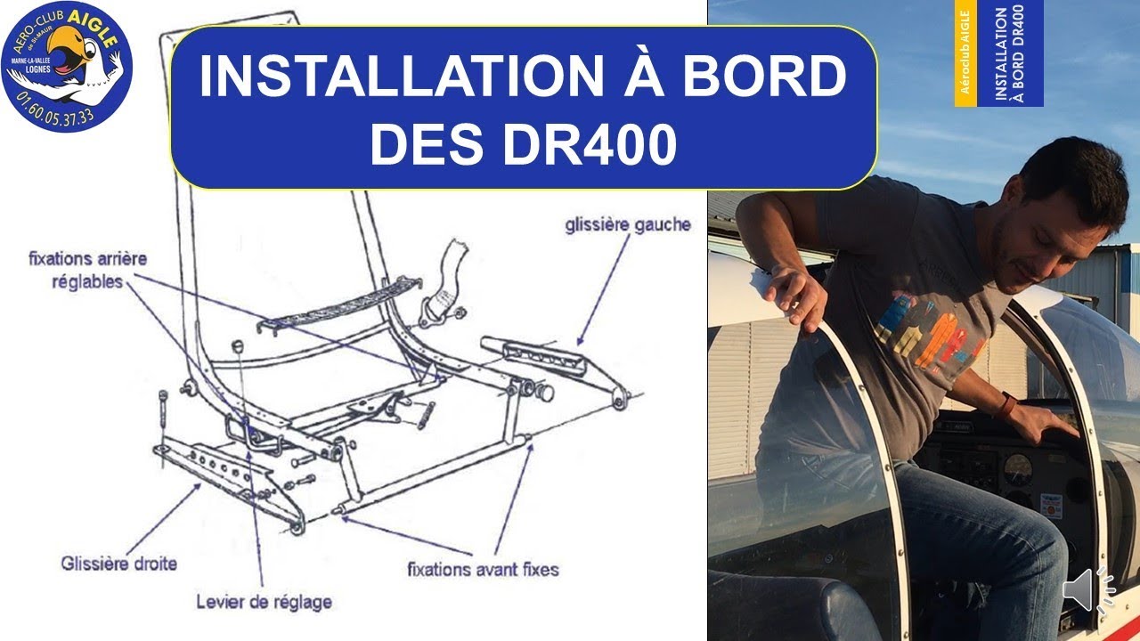 Installation à bord du DR400 - Vidéo complète ✈️