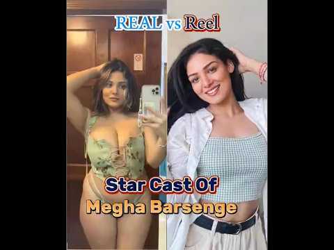 Jio Hotstar Serial (Megha Barsenge) cast Reel Vs Real (who's ur fav?)👌 #colorstv #MeghaBarsenge