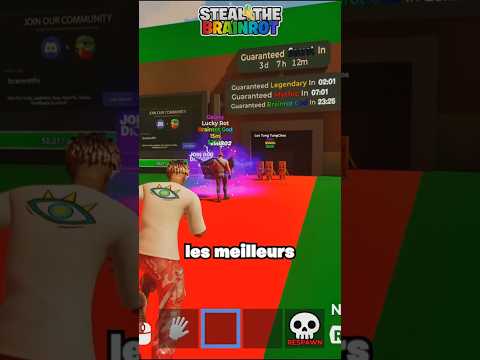 Quels sont les MEILLEURS CODE de STEAL THE BRAINROT fortnite