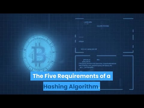 #OneMinuteBlockchain Five Requirements of a Cryptographic Hash Function