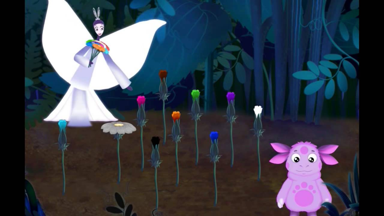 Лунтик учит английский язык 2 - цвета