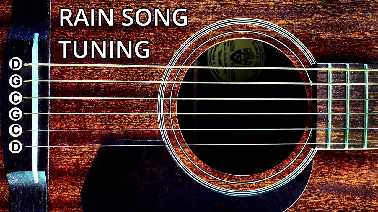 LED ZEPPELIN Rain Song Tuning (DGCGCD) ๐ธ