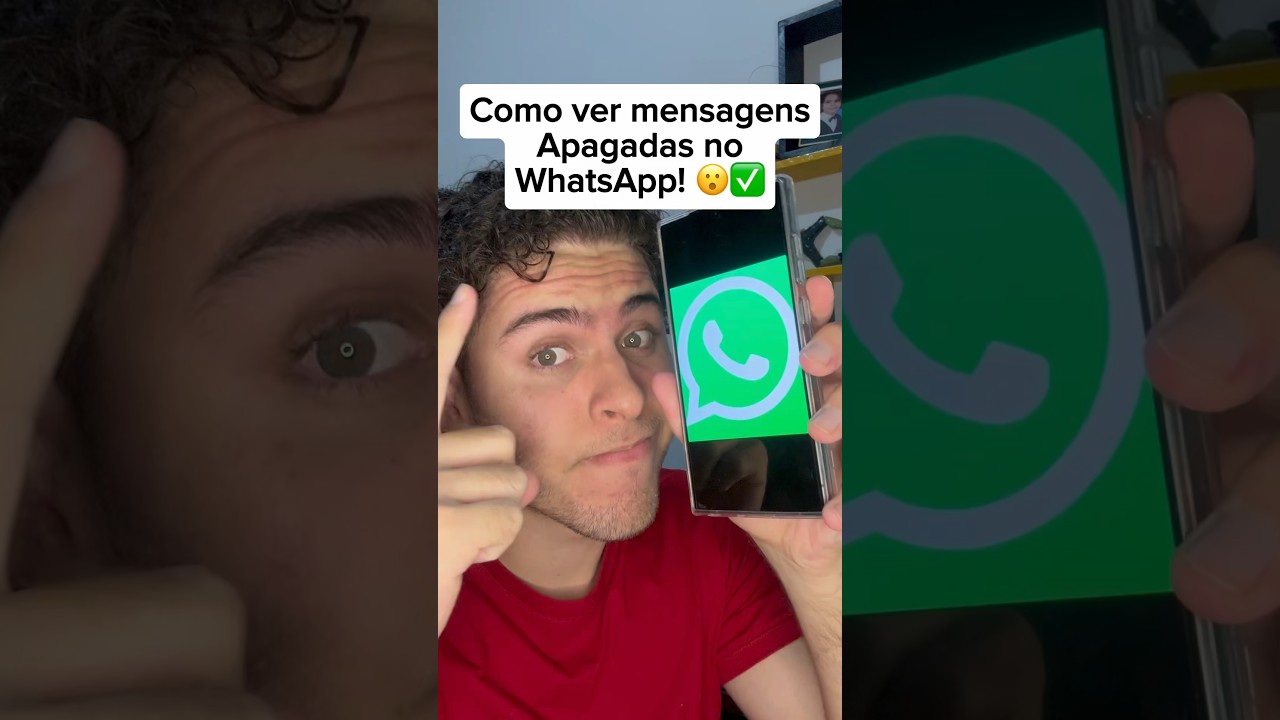 Como ver as mensagens apagadas do WhatsApp no celular! #dicas #whatsapp #celular #tecnologia
