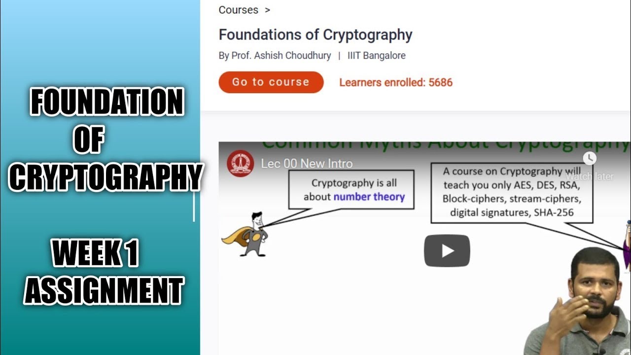 Ace the Week 1 Cryptography Quiz! 🔐 | Foundation of Cryptography