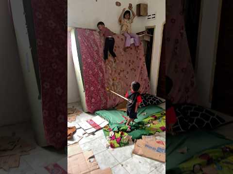 Bocil bocil ngotorin rumah kak DS #anakdesa #warungds #davidsunairi #comedy #minivlog #lucu