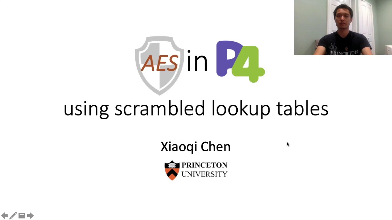 Secure and Efficient AES Encryption on Programmable Switches with Scrambled Lookup Tables π