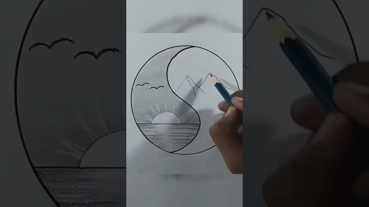 prakriti chitran #dk #drawing #shorts #youtubeshorts #viral #ytshorts #art #videos #trending #videos