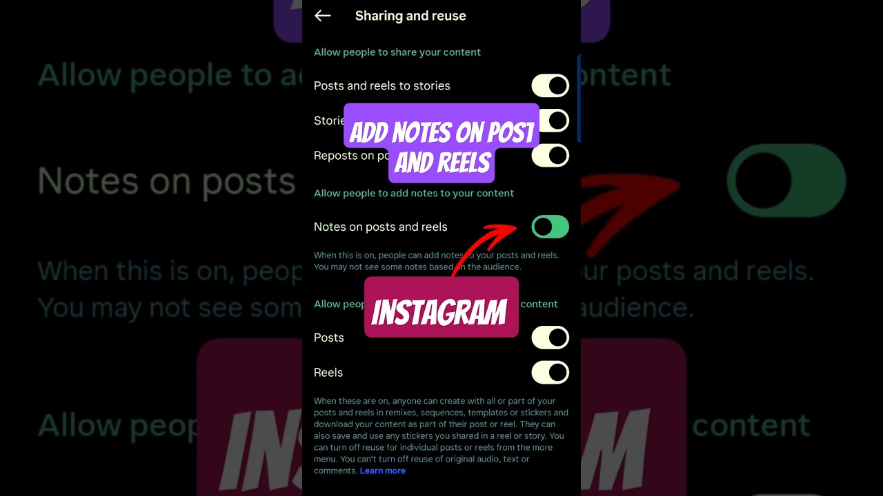 Add Notes to Instagram Posts & Reels π