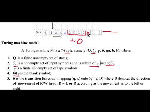 🎓 Automata and Complexity Theory – Turing Machine (Part 1)