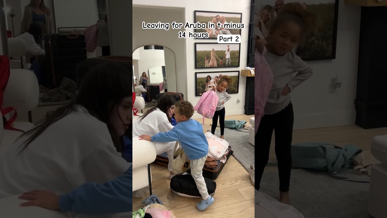 Get ready with me for Aruba!! ☀️ Part 2 #travel #family #vacation #familytrip #familyvacation #aruba