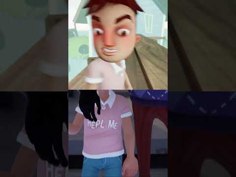 HELLO NEIGHBOR 2 vs HELLO NEIGHBOR (PART 6) #shorts