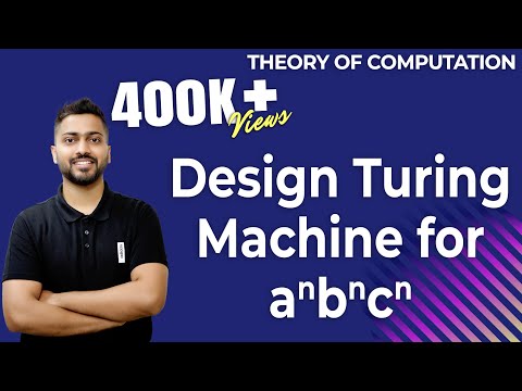 Lec-59: Turing Machine for a^nb^nc^n | Design Turing Machine