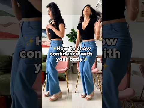 How to show confidence with your body #bodylanguage #shorts #confidence #selfhelp